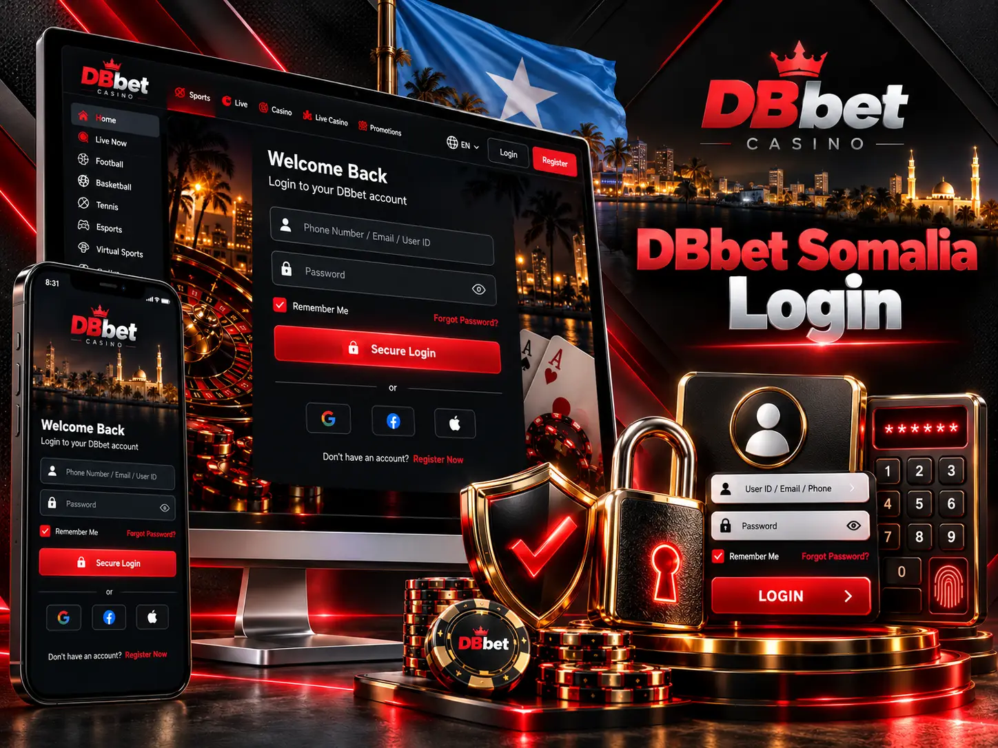 DBbet Somalia Login