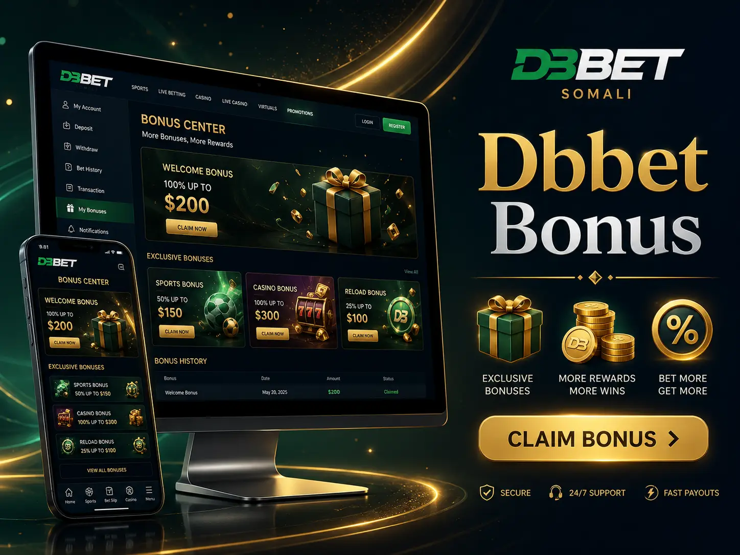 DBbet Bonus Offers for New and Regular Players