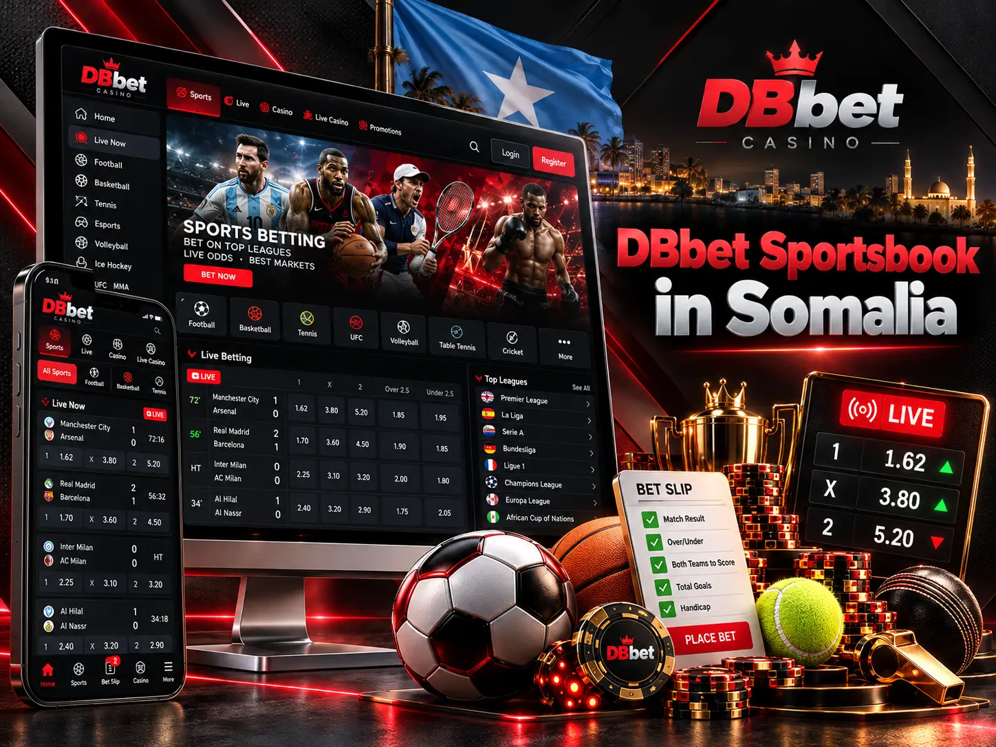 DBbet Sportsbook in Somalia