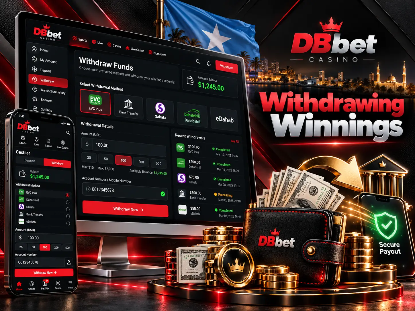 Withdrawing Winnings